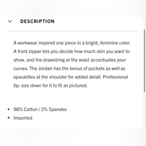 NWT Pistola Jordan Jumpsuit in Pink Punch XS S - Picture 9 of 9